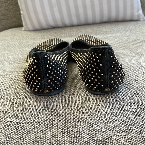 Gold studded Loeffler Randall slip on flat - Picture 2 of 4